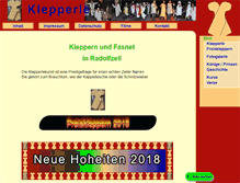 Tablet Screenshot of klepperle.de